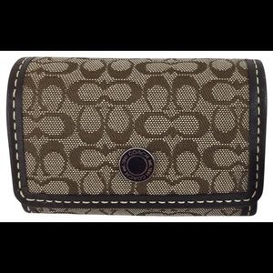 Coach contact case with mirror